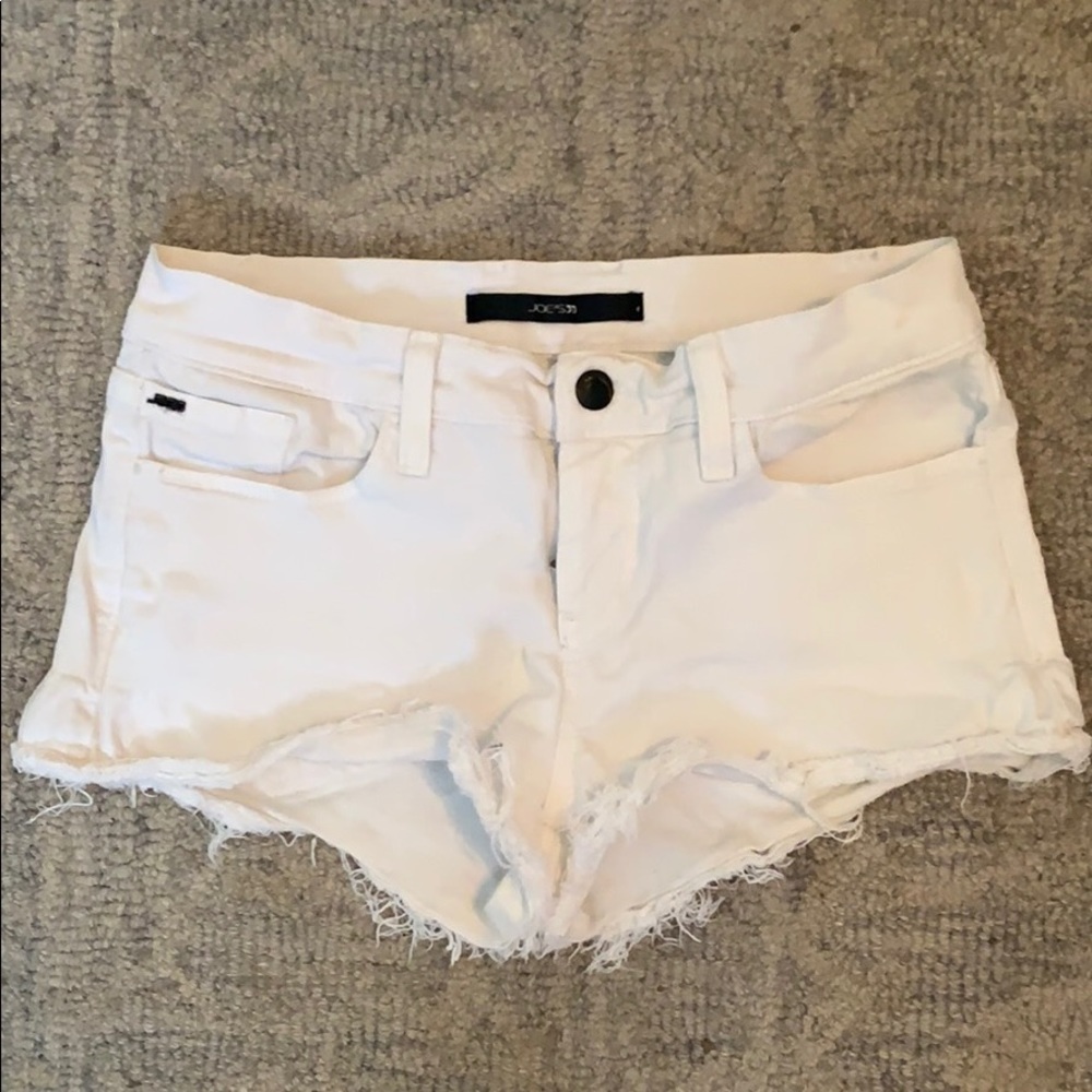 Joe’s White Denim Shorts